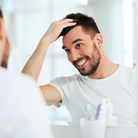 Smiling North Reno patient after laser gum disease therapy
