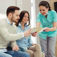 Patient in Reno checking dental insurance for root canals